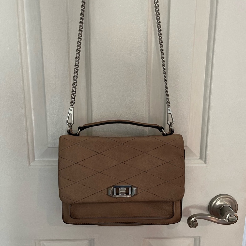 Rebecca Minkoff Elegant Tan Leather Handbag